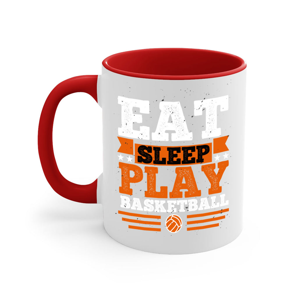 A Eat sleep play volleyball 2334#- basketball-Mug / Coffee Cup