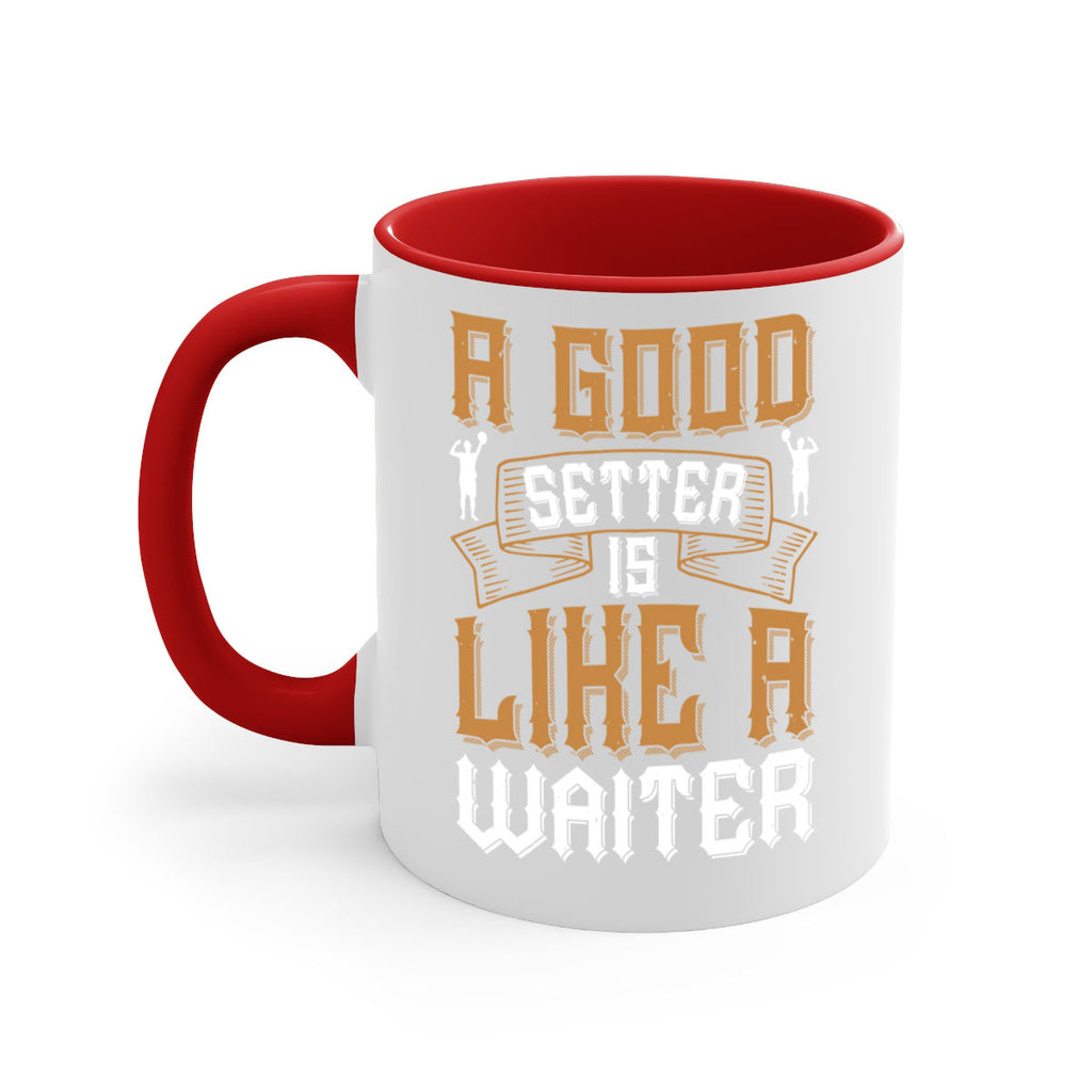 A good setter is like a waiter Style 1519#- volleyball-Mug / Coffee Cup