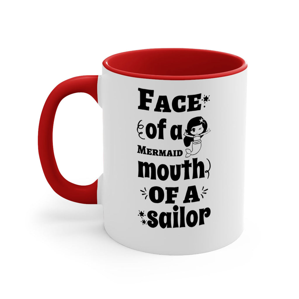 Face of a Mermaid mouth 164#- mermaid-Mug / Coffee Cup