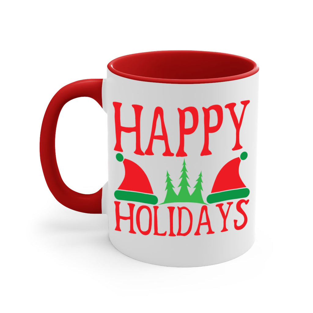 Happy Holidays 136#- winter-Mug / Coffee Cup