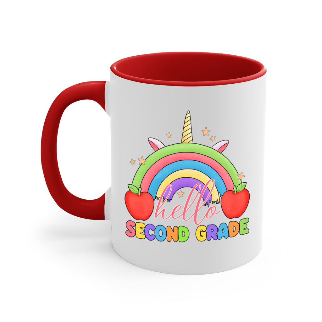 Hello 2nd Grade Unicorn Rainbow 13#- second grade-Mug / Coffee Cup