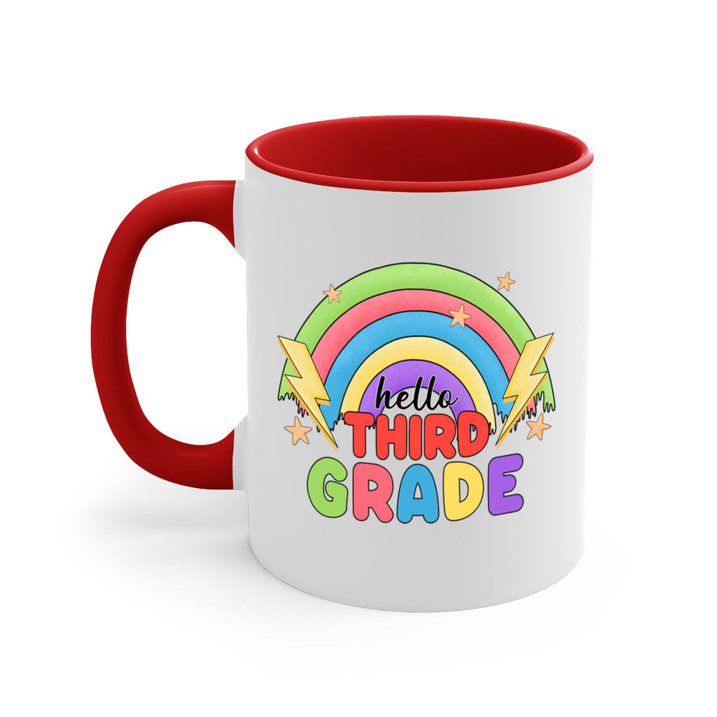 Hello 3rd Grade Rainbow 12#- Third Grade-Mug / Coffee Cup