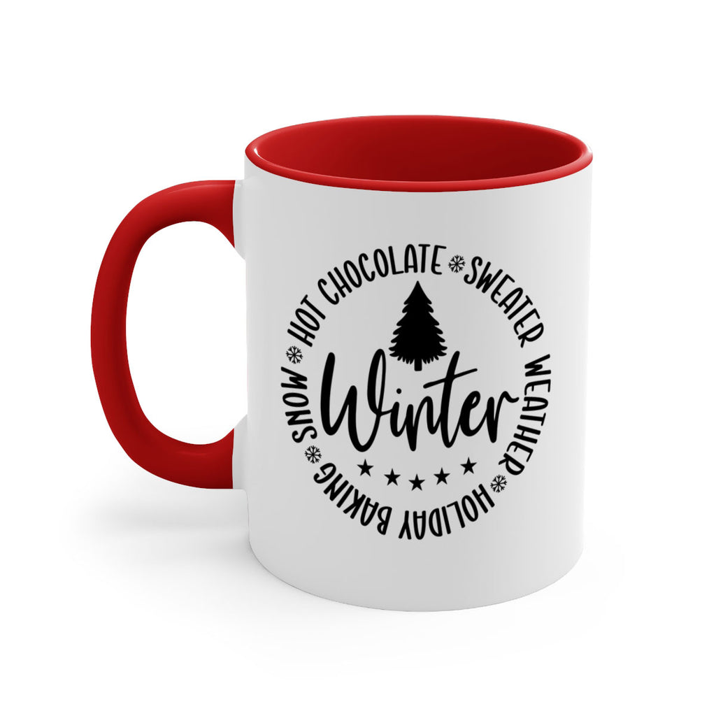 Hot Chocolate Sweater Weather Holiday Baking Snows196#- winter-Mug / Coffee Cup
