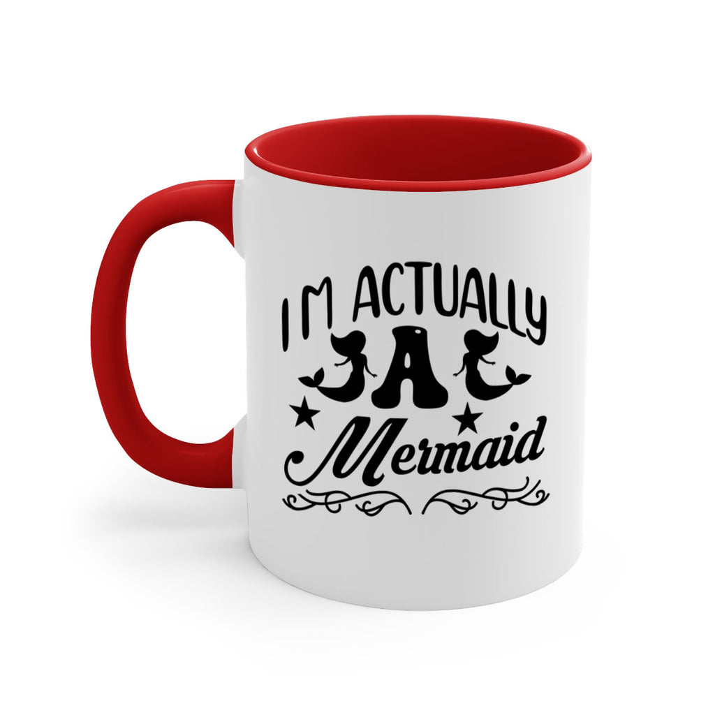 Im actually a mermaid 258#- mermaid-Mug / Coffee Cup