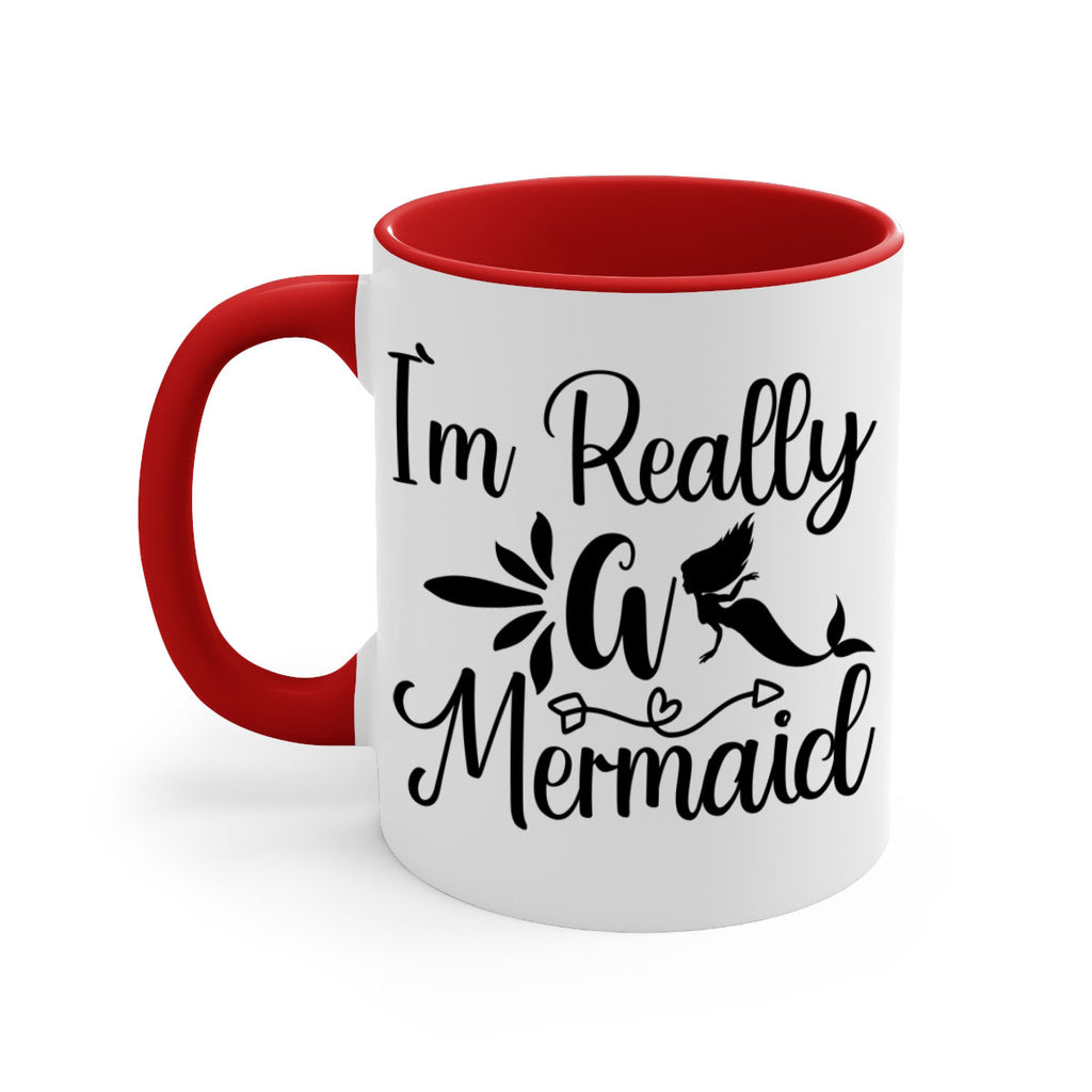 Im really a mermaid 261#- mermaid-Mug / Coffee Cup