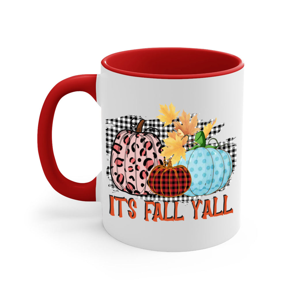 Its Fall Yall Design 371#- fall-Mug / Coffee Cup