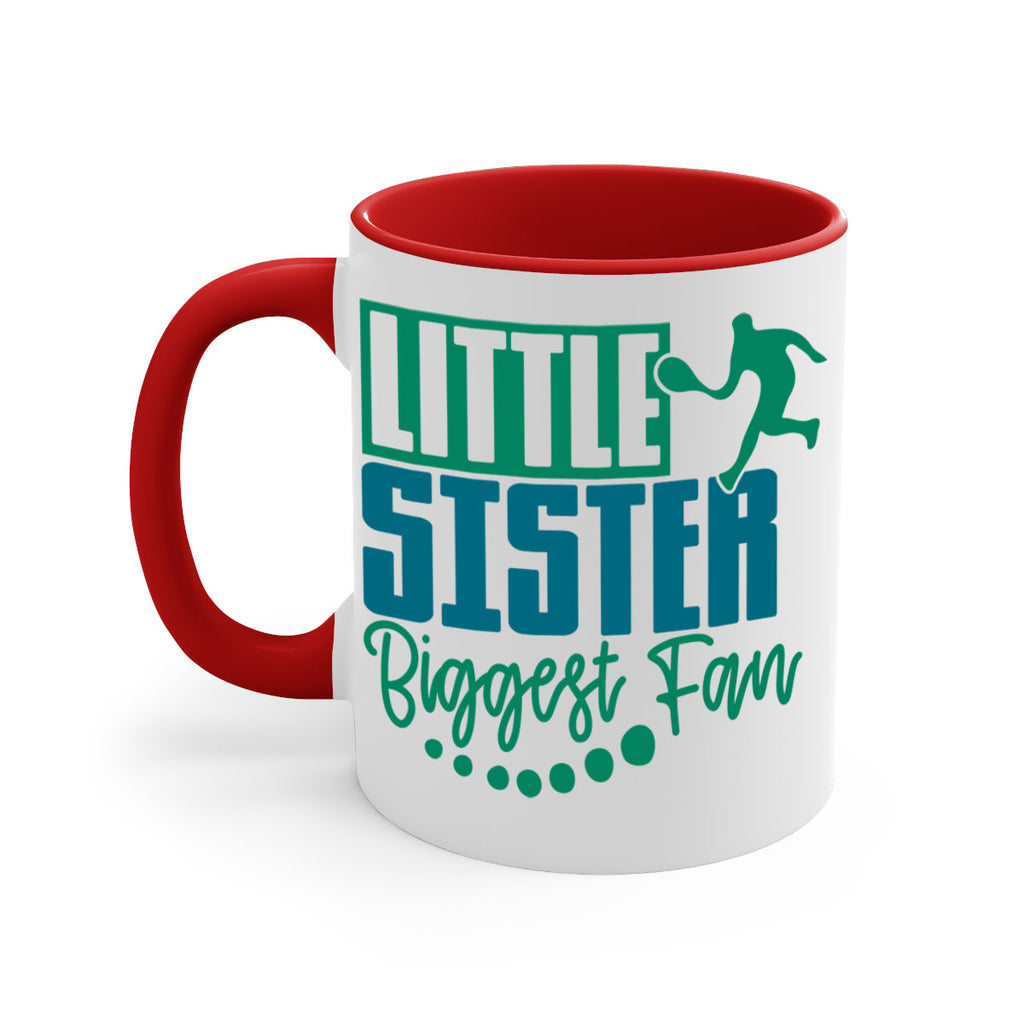 Little Sister Biggest Fan 859#- tennis-Mug / Coffee Cup