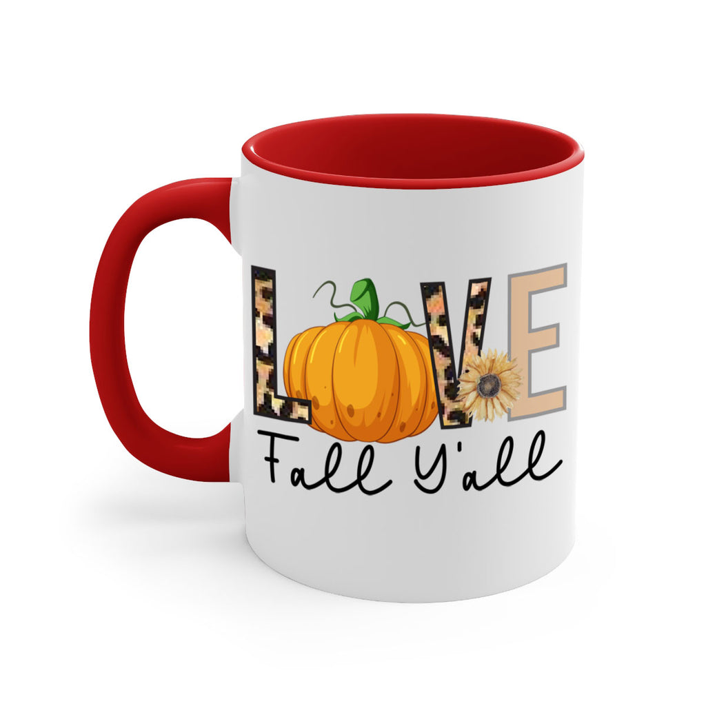 Love FALL YAll 410#- fall-Mug / Coffee Cup