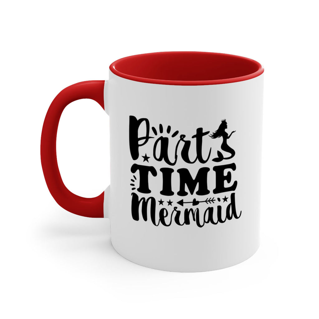 Part Time Mermaid design 535#- mermaid-Mug / Coffee Cup
