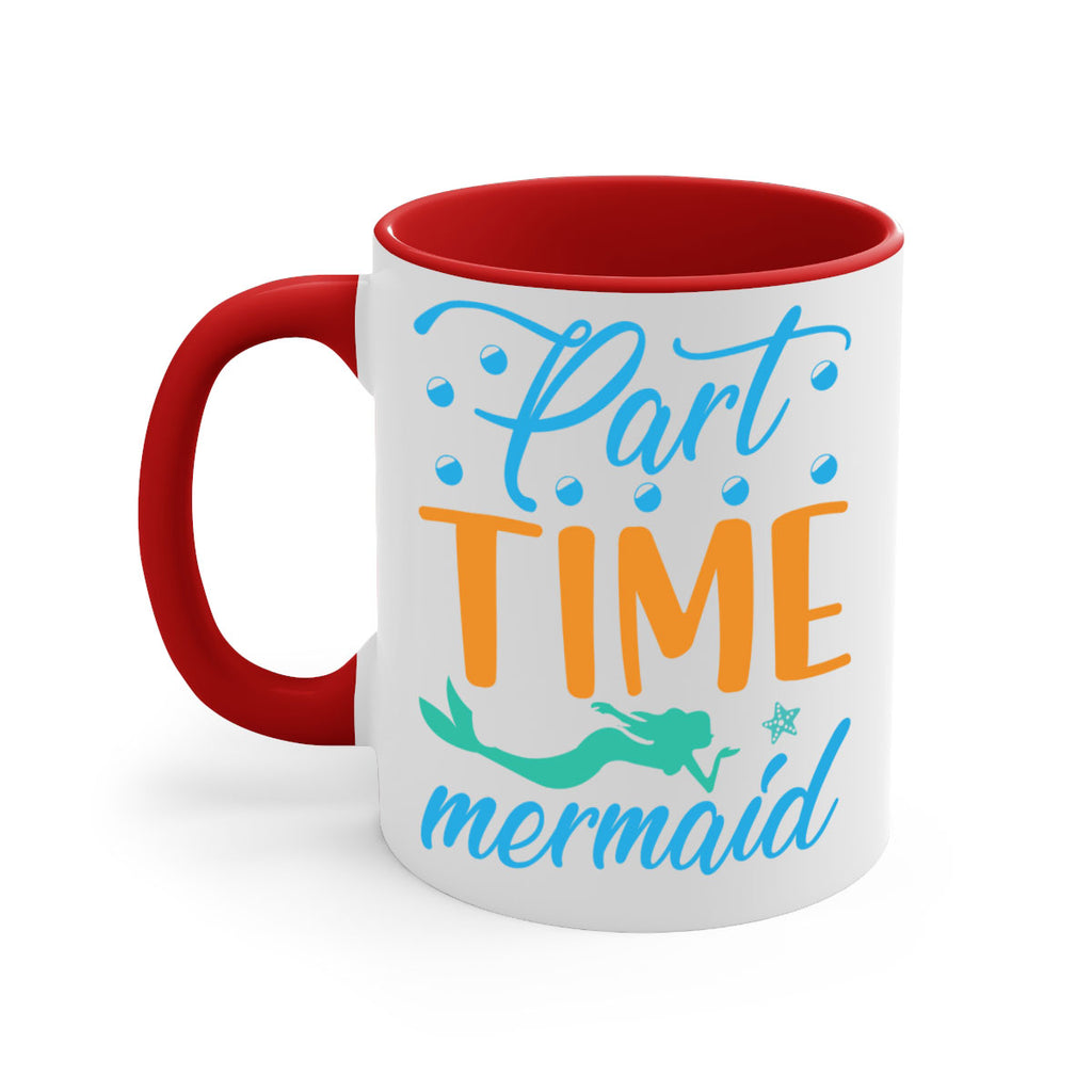 PartTime Mermaid Design 537#- mermaid-Mug / Coffee Cup