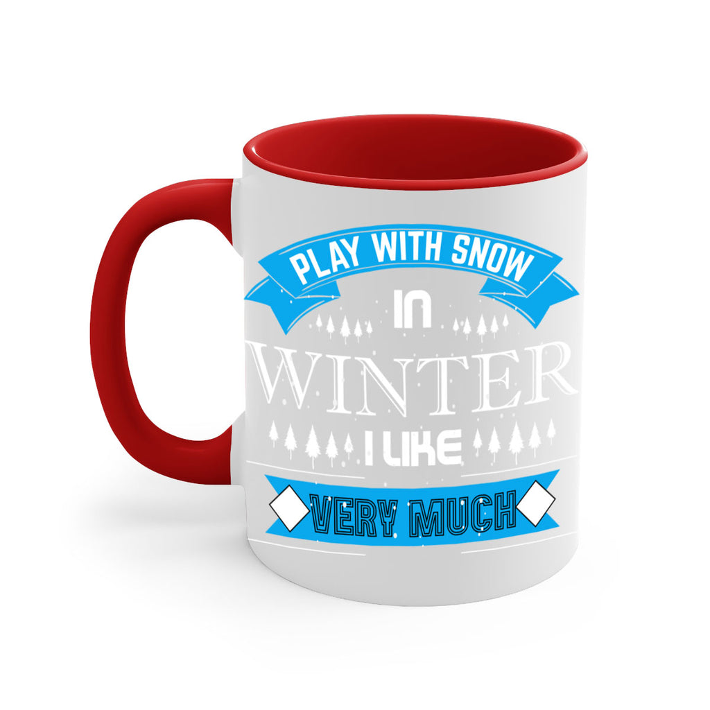Play with Snow Winter 338#- winter-Mug / Coffee Cup