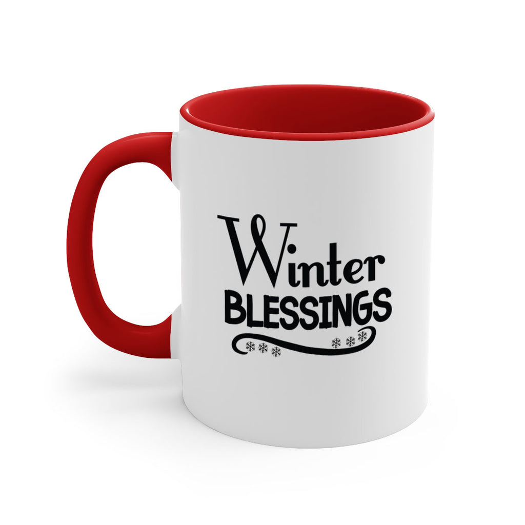 Winter Blessings 493#- winter-Mug / Coffee Cup