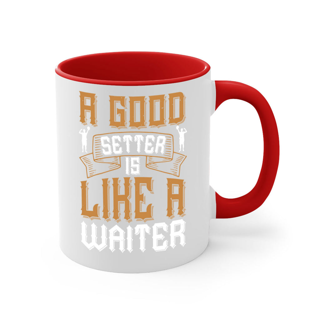 A good setter is like a waiter Style 1519#- volleyball-Mug / Coffee Cup