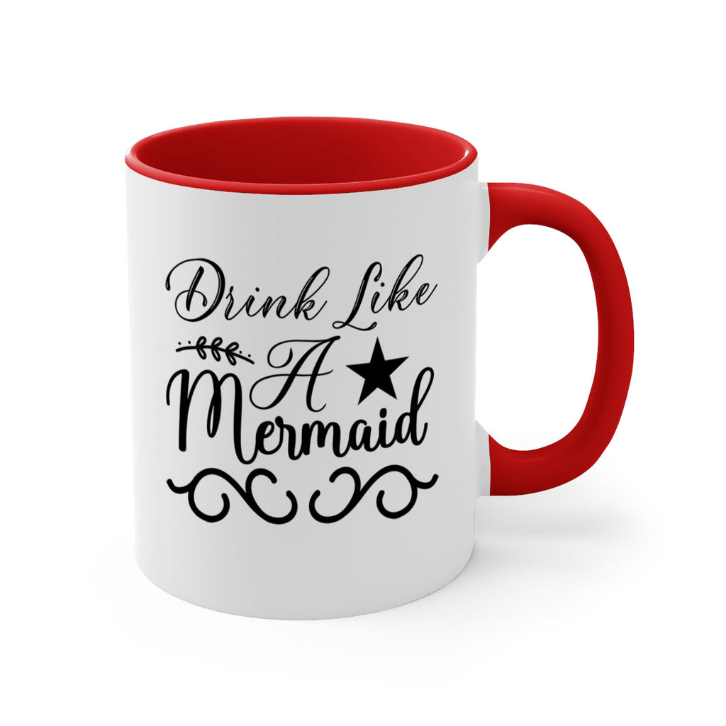 Drink like a mermaid 144#- mermaid-Mug / Coffee Cup