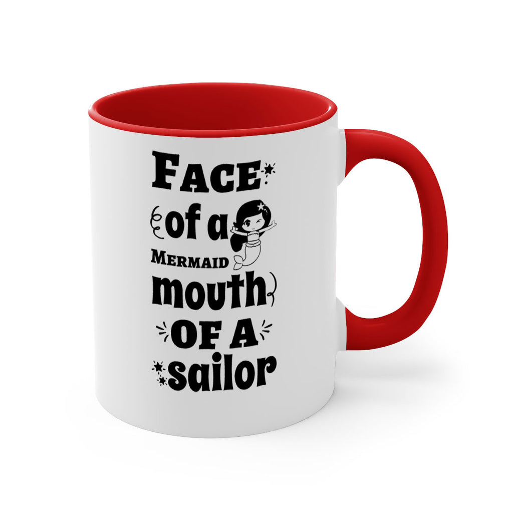 Face of a Mermaid mouth 164#- mermaid-Mug / Coffee Cup