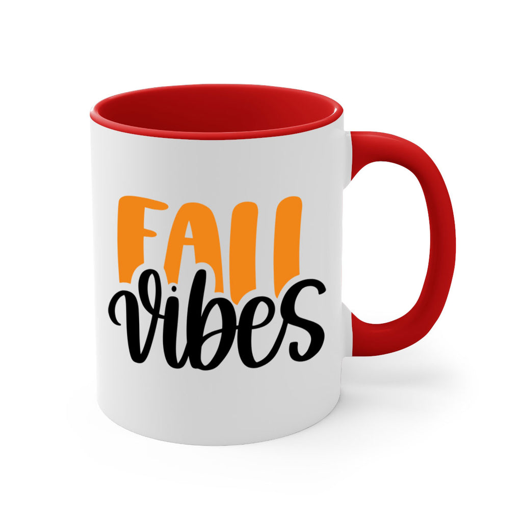 Fall Vibes 487#- fall-Mug / Coffee Cup