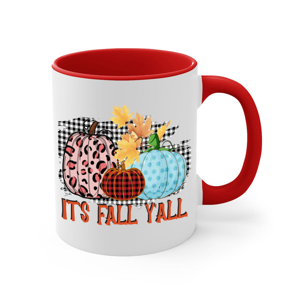 Its Fall Yall Design 371#- fall-Mug / Coffee Cup