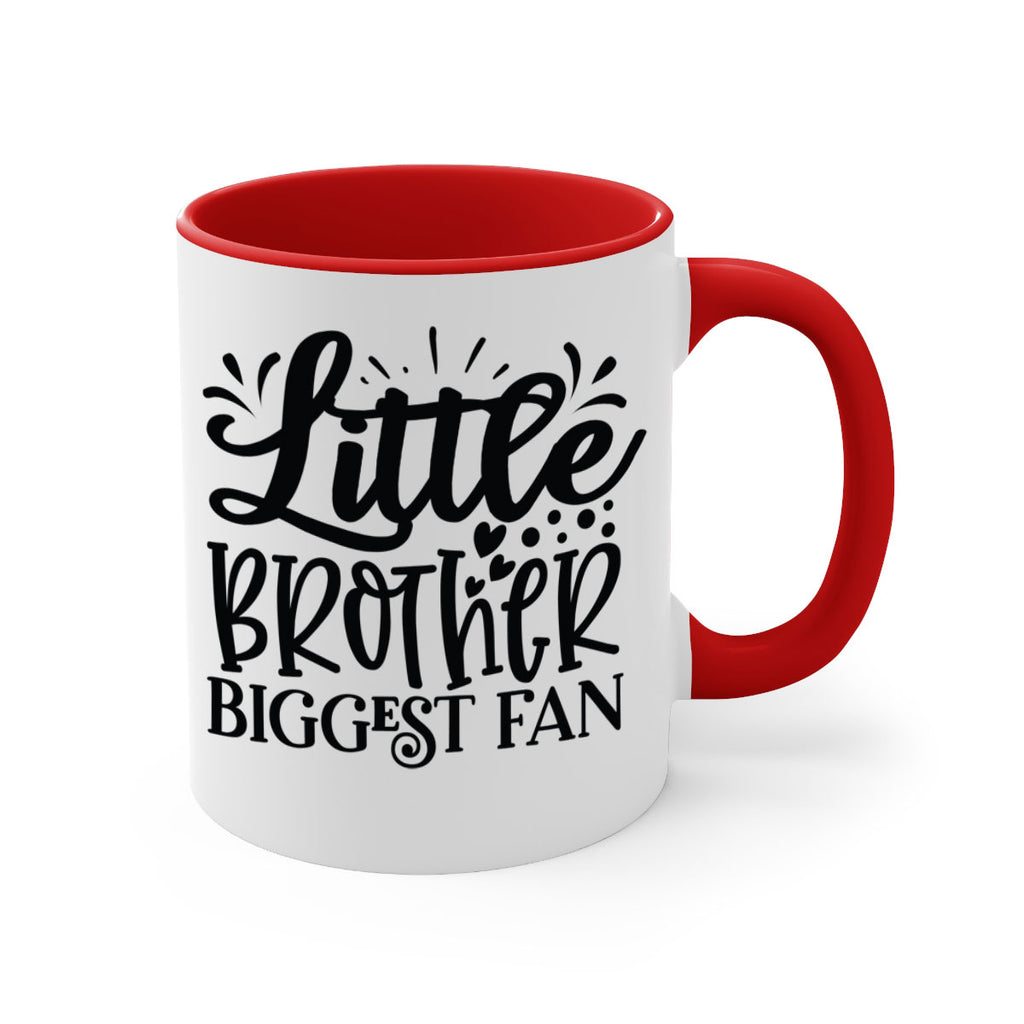 Little Brother Biggest Fan 2056#- baseball-Mug / Coffee Cup
