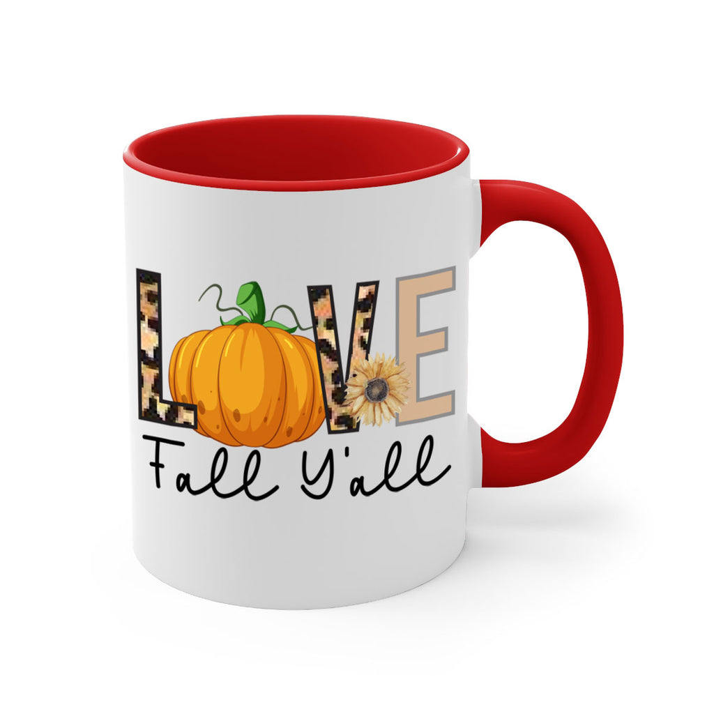 Love FALL YAll 410#- fall-Mug / Coffee Cup