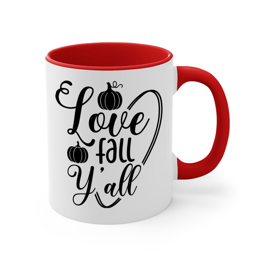 Love Fall Yall 412#- fall-Mug / Coffee Cup