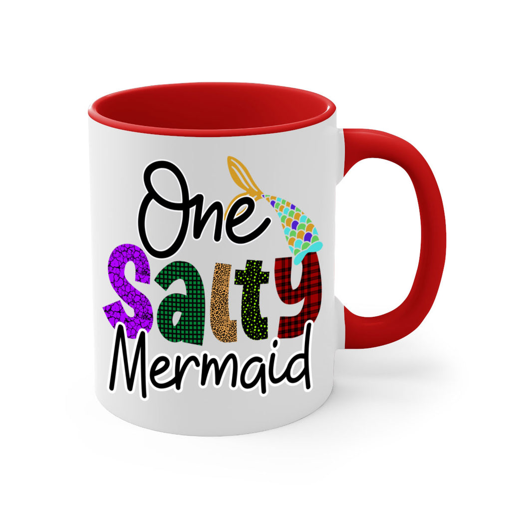 One Salty Mermaid 526#- mermaid-Mug / Coffee Cup