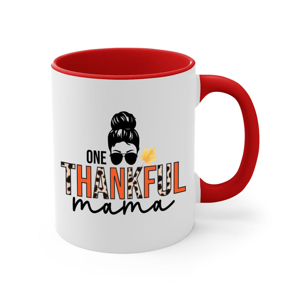 One thankful mama 463#- fall-Mug / Coffee Cup