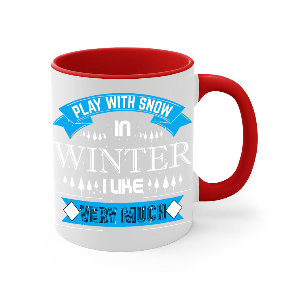 Play with Snow Winter 338#- winter-Mug / Coffee Cup