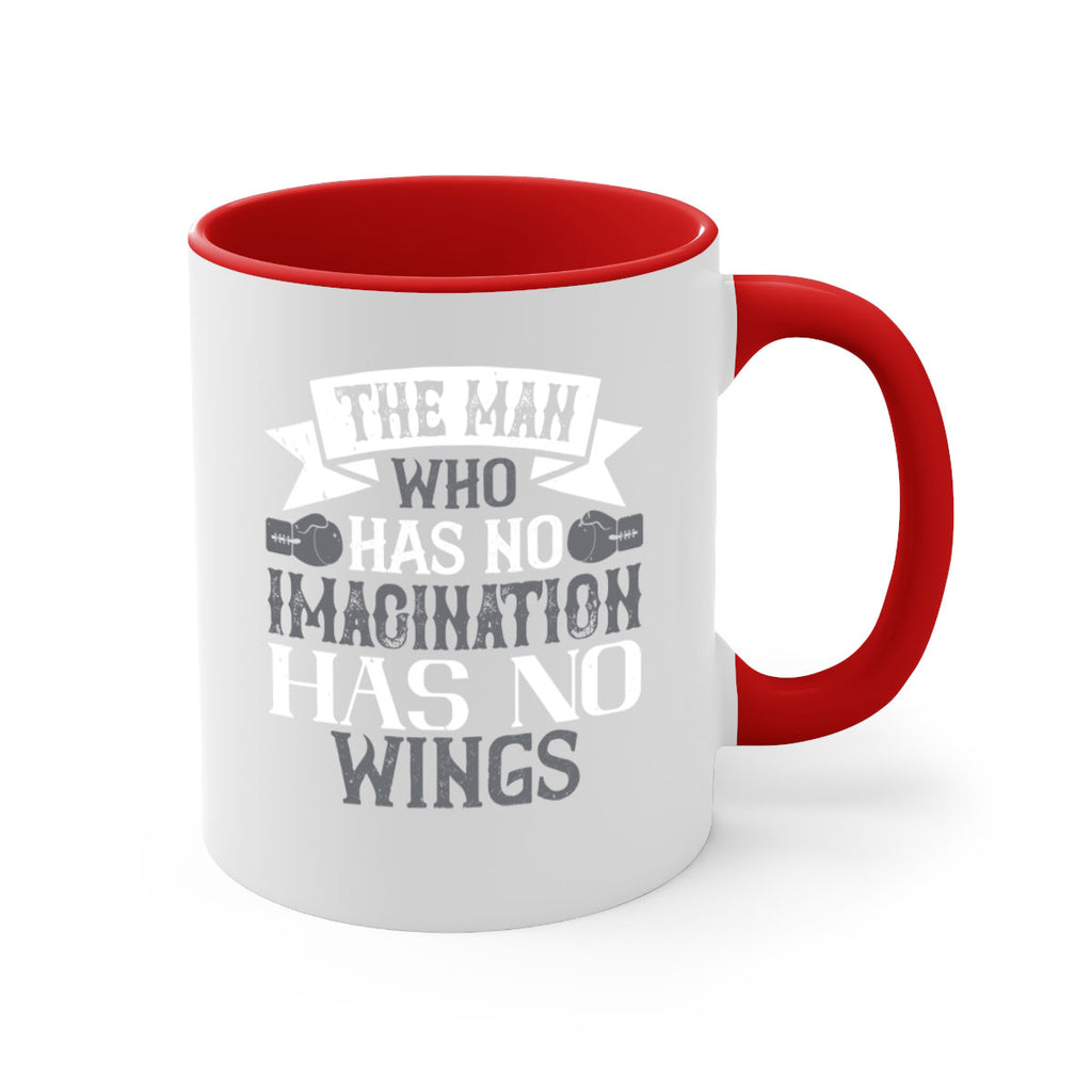 The man who has no imagination has no wings 1833#- boxing-Mug / Coffee Cup