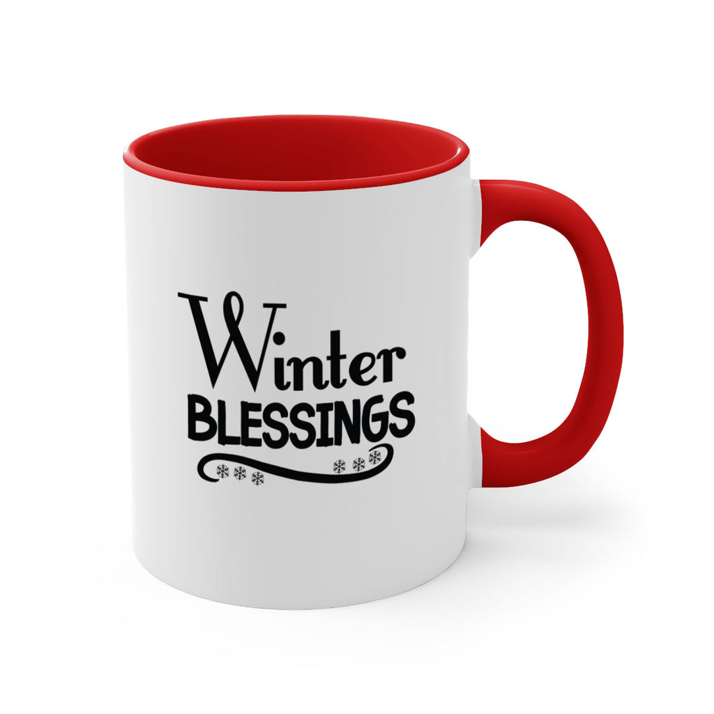 Winter Blessings 493#- winter-Mug / Coffee Cup