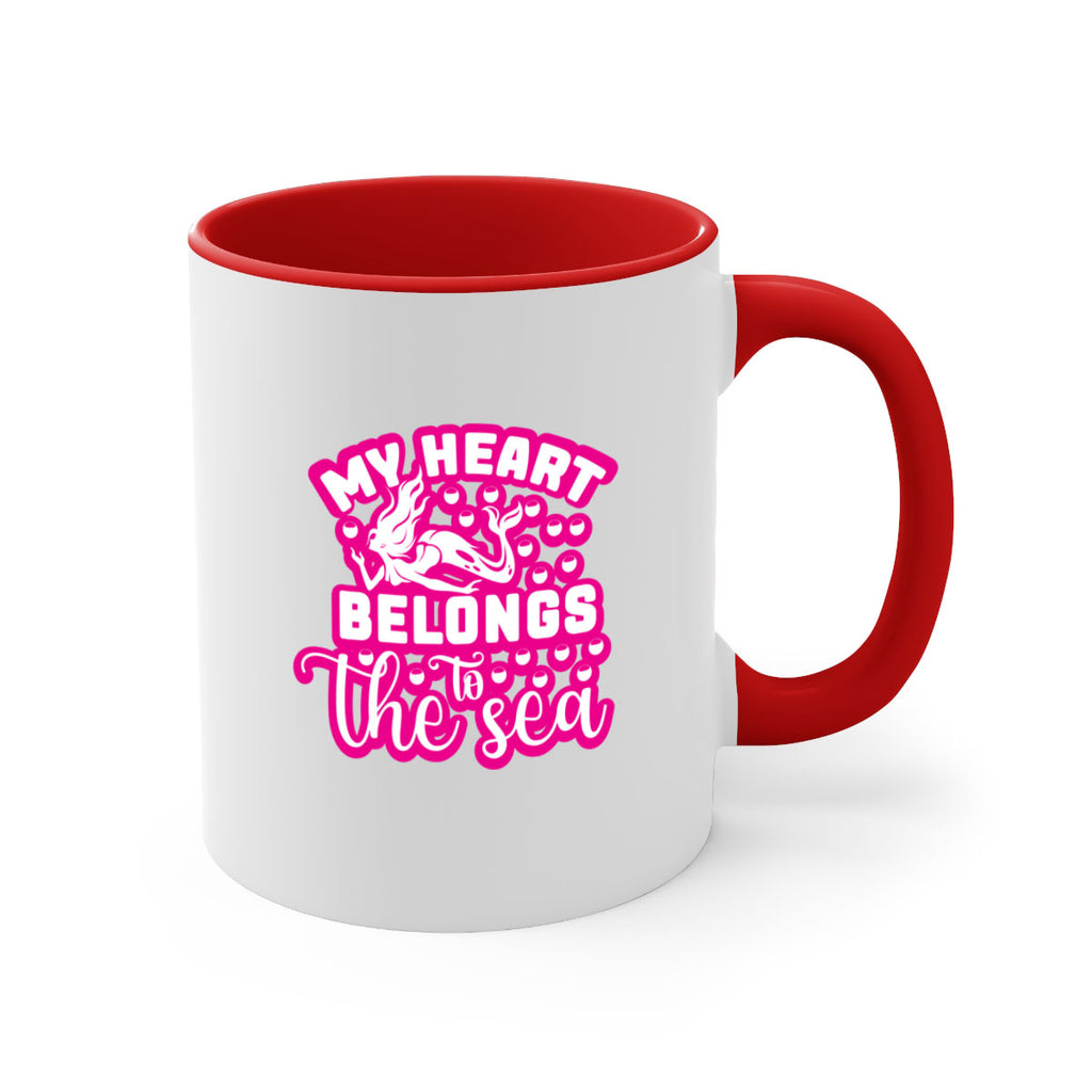 my heart belongs to the sea 515#- mermaid-Mug / Coffee Cup