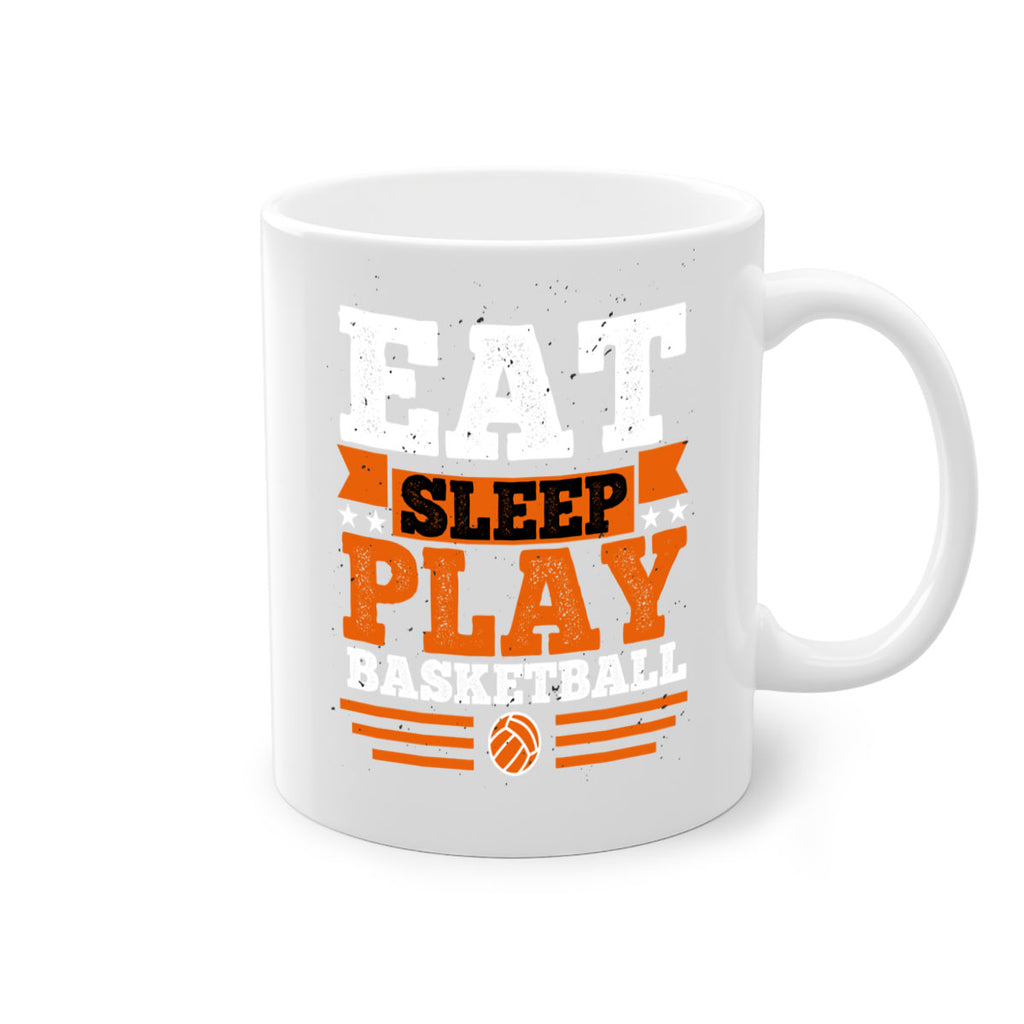 A Eat sleep play volleyball 2334#- basketball-Mug / Coffee Cup