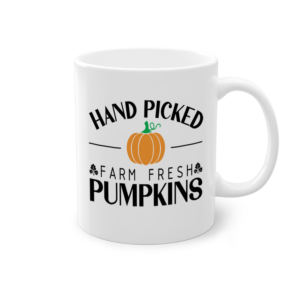 Hand Picked Farm Fresh Pumpkins 215#- fall-Mug / Coffee Cup