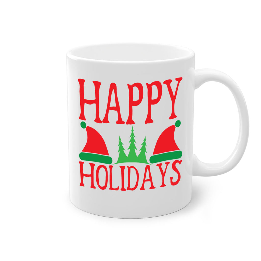 Happy Holidays 136#- winter-Mug / Coffee Cup