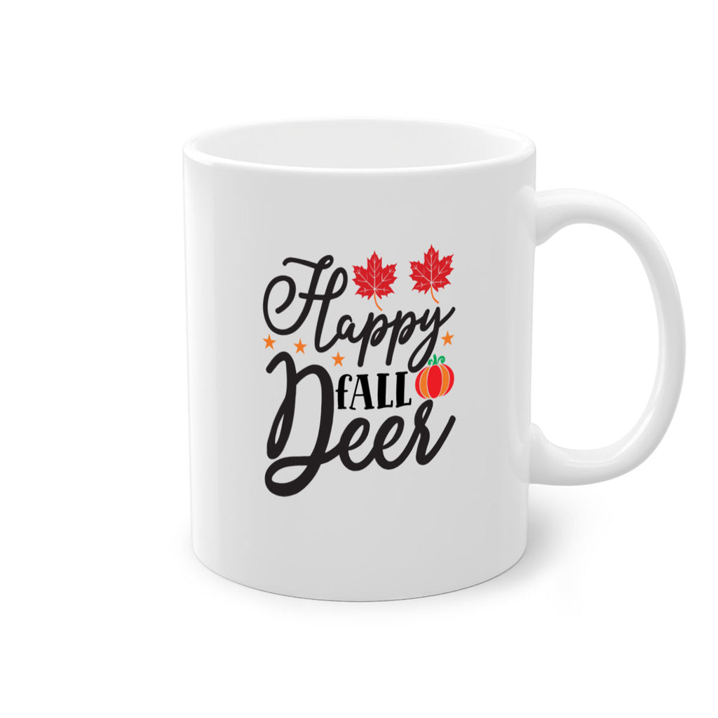 Happyfalldeer 254#- fall-Mug / Coffee Cup