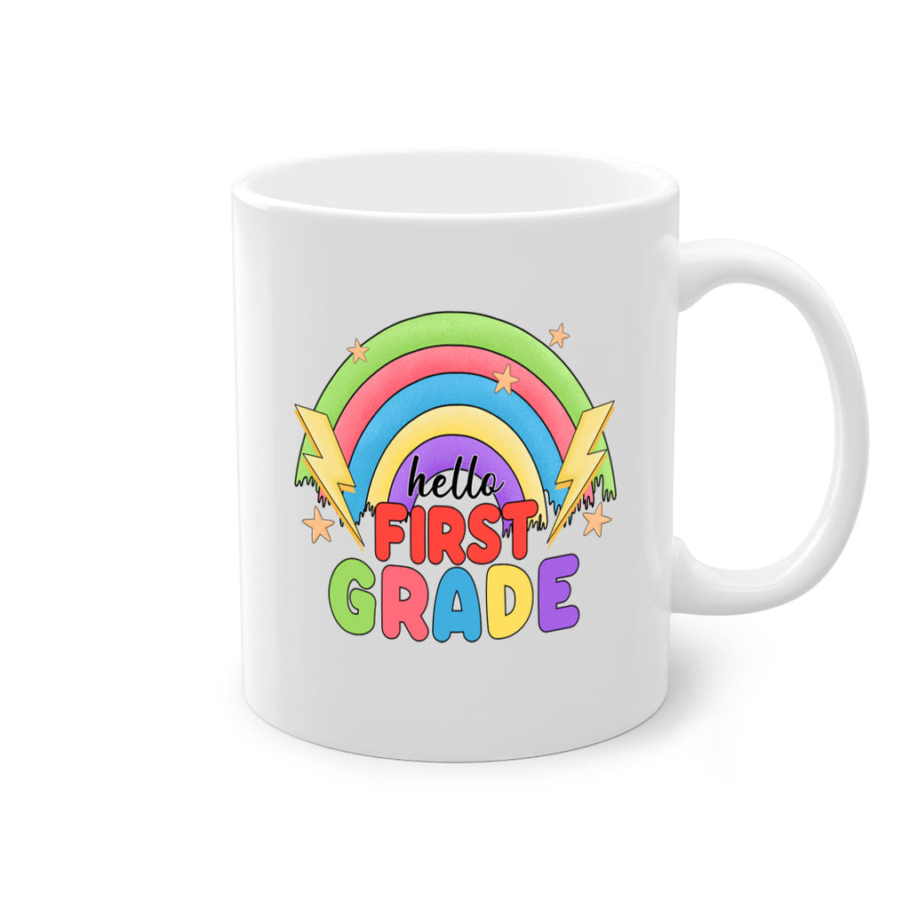 Hello 1st Grade Rainbow 13#- First Grade-Mug / Coffee Cup