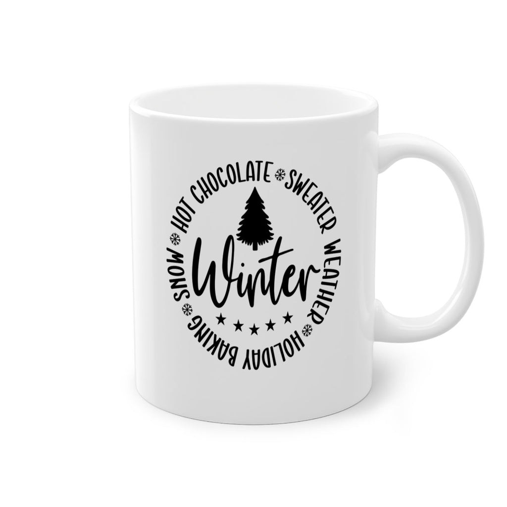 Hot Chocolate Sweater Weather Holiday Baking Snows196#- winter-Mug / Coffee Cup