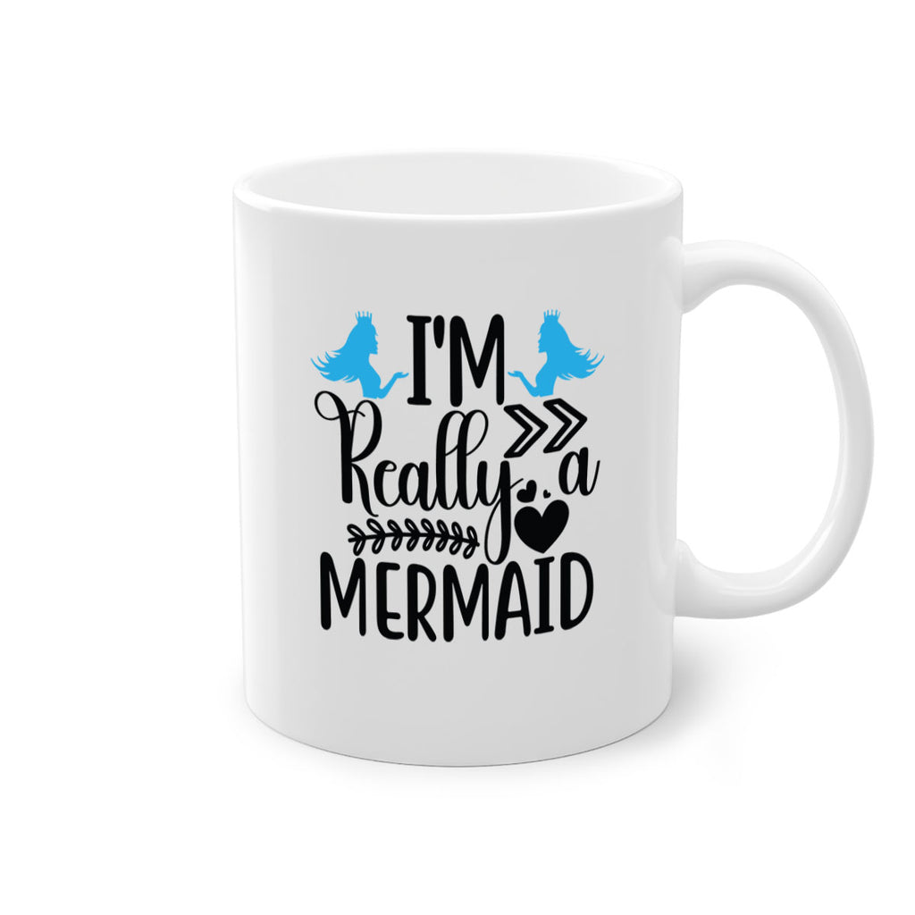 Im Really a Mermaid 262#- mermaid-Mug / Coffee Cup