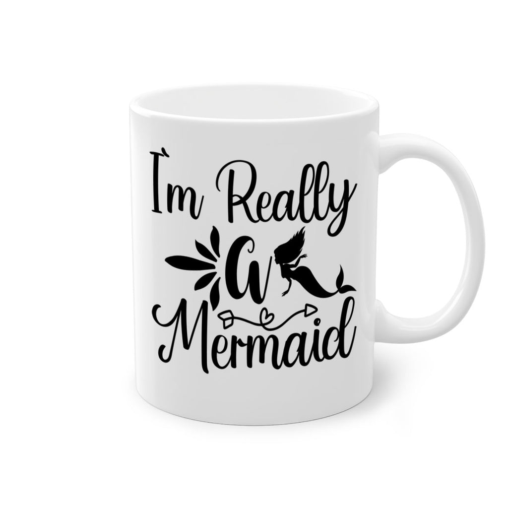 Im really a mermaid 261#- mermaid-Mug / Coffee Cup