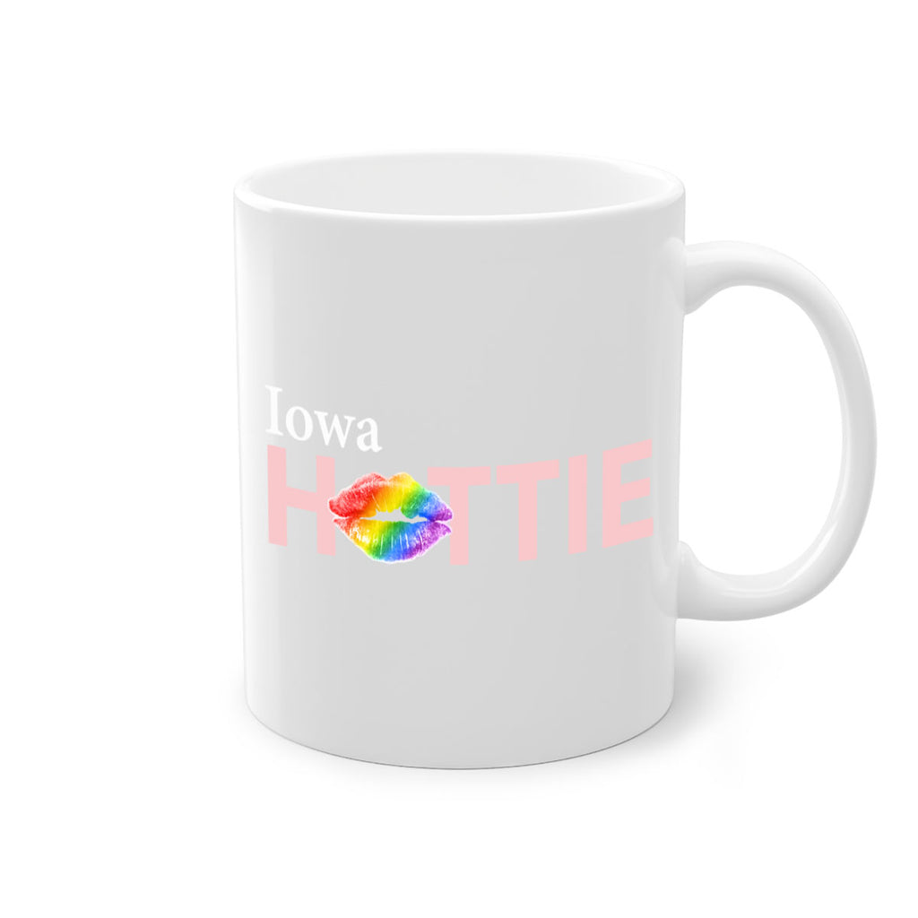 Iowa Hottie with rainbow lips 66#- Hottie Collection-Mug / Coffee Cup
