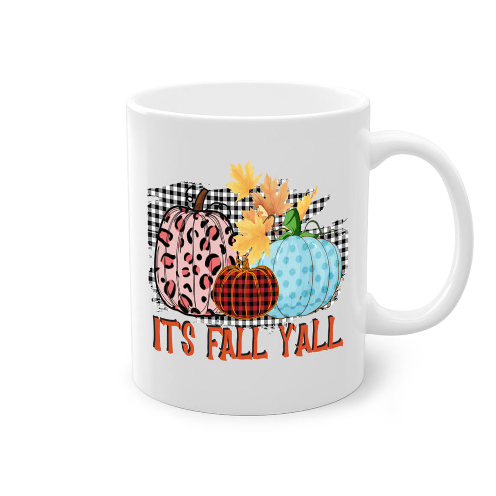 Its Fall Yall Design 371#- fall-Mug / Coffee Cup