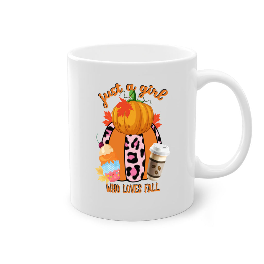 Just a Girl Who Loves Fall 383#- fall-Mug / Coffee Cup