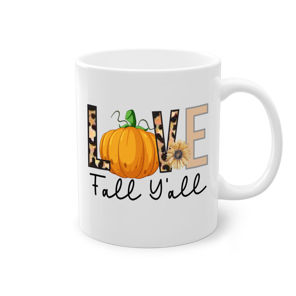 Love FALL YAll 410#- fall-Mug / Coffee Cup