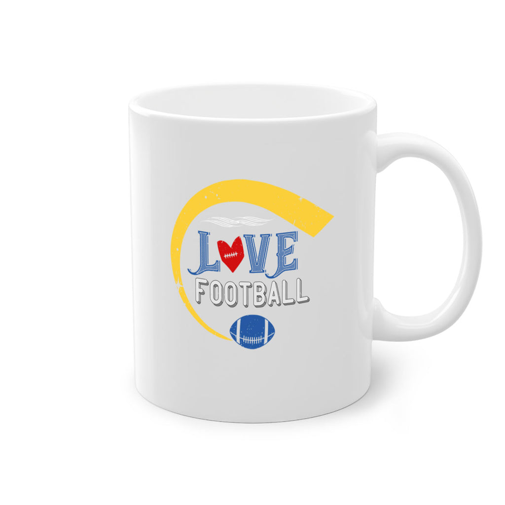 Love football 733#- football-Mug / Coffee Cup