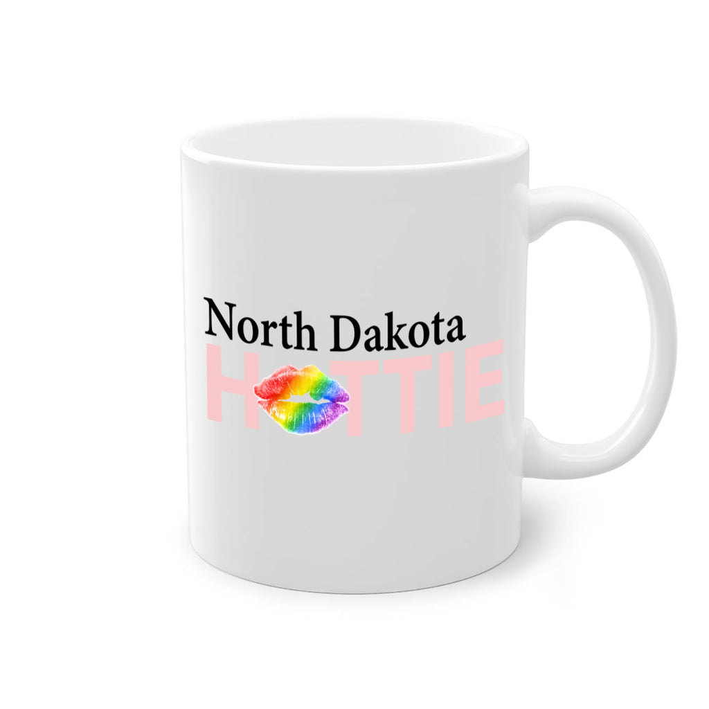North Dakota Hottie with rainbow lips 34#- Hottie Collection-Mug / Coffee Cup