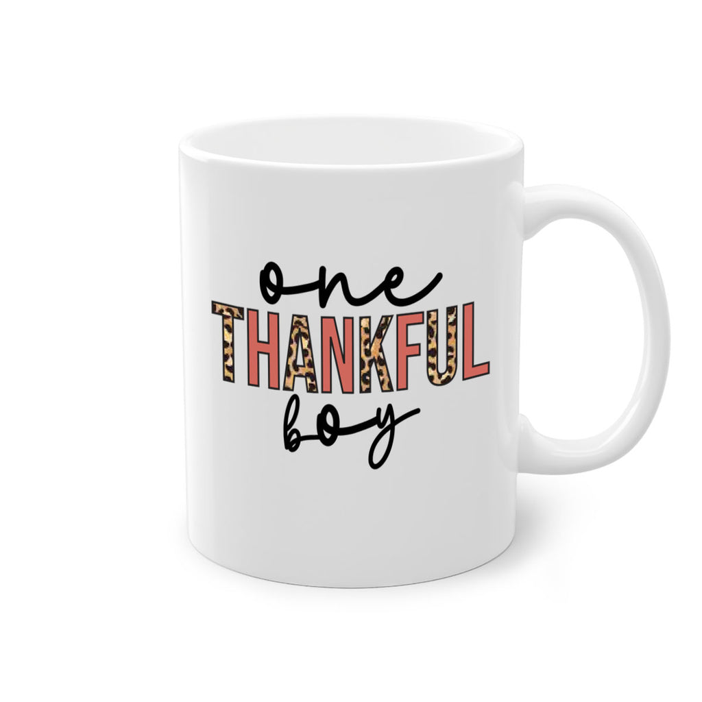 One thankful boy 462#- fall-Mug / Coffee Cup