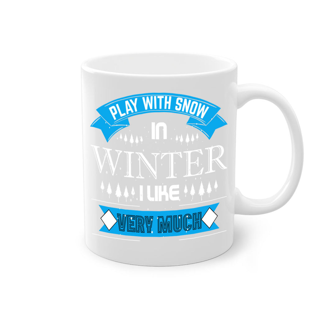 Play with Snow Winter 338#- winter-Mug / Coffee Cup