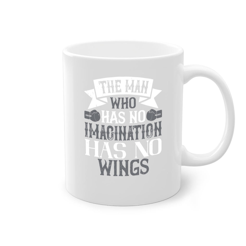 The man who has no imagination has no wings 1833#- boxing-Mug / Coffee Cup