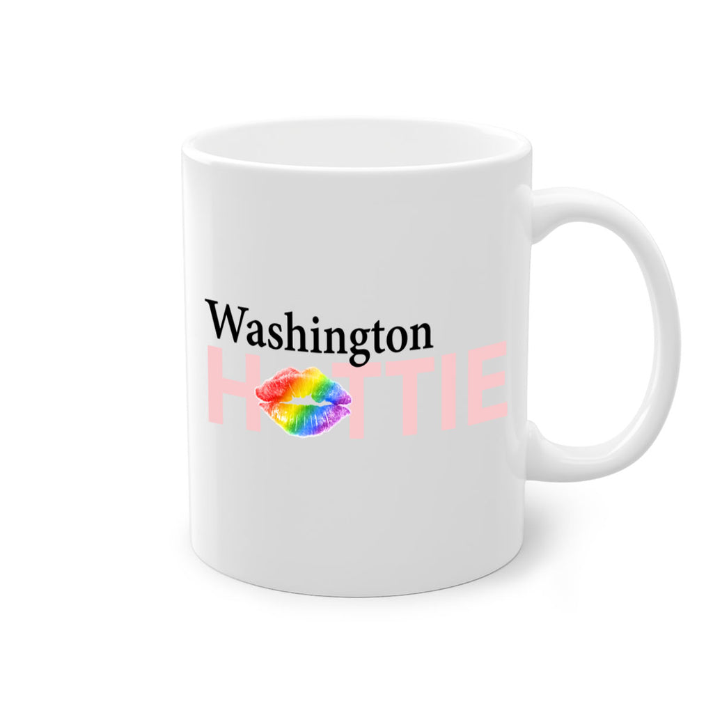Washington Hottie with rainbow lips 47#- Hottie Collection-Mug / Coffee Cup
