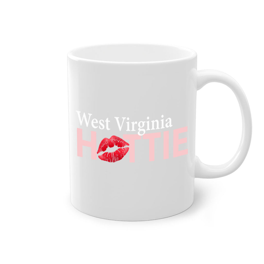 West Virginia Hottie With Red Lips 102#- Hottie Collection-Mug / Coffee Cup