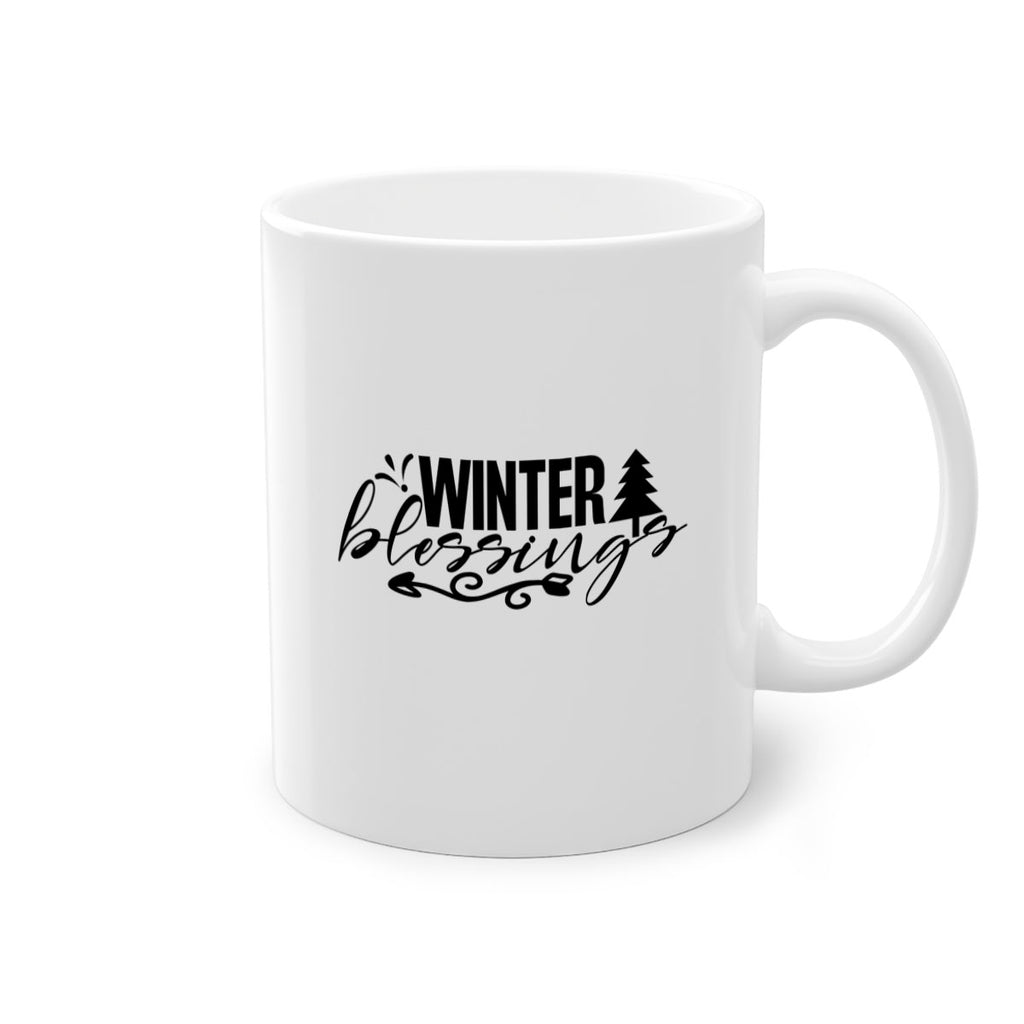 Winter Blessings 496#- winter-Mug / Coffee Cup